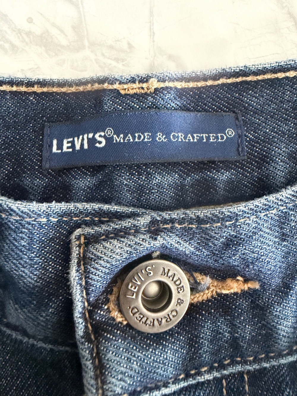 Levi's Made & Crafted Women’s Sz 26 Barrel Crop Jeans Organic Cotton Blue Tab - Picture 4 of 7